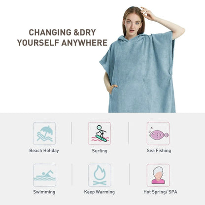Surf Poncho Beach Towel